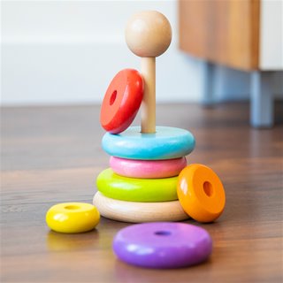 Rainbow stacking toy
